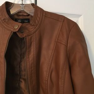 Baccini Jackets & Coats - Baccini light brown faux leather jacket Baccini Jackets & Coats - Baccini light brown faux leather jacket